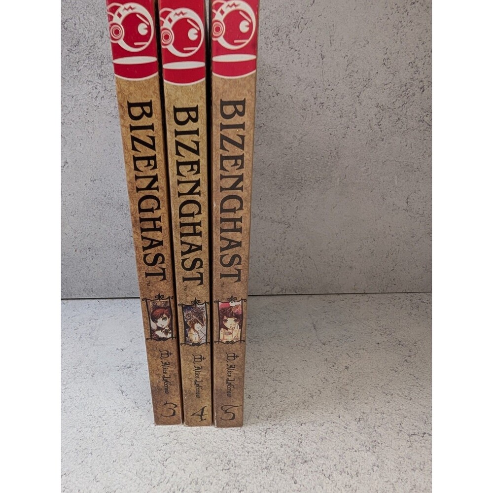 Bizenhast Manga Lot Vol 3, 4, 5 English TokyoPop OOP Alice LeGrow